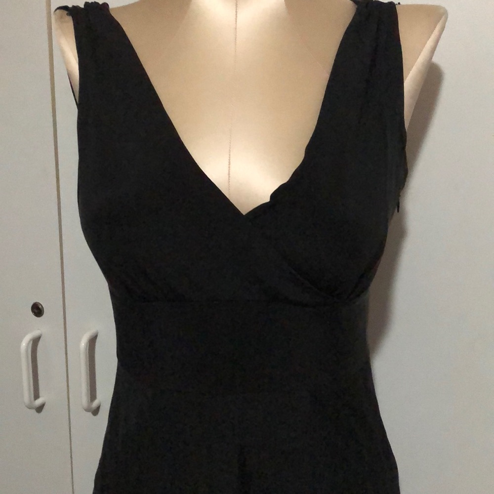 J. Crew P4, Black silk Dress